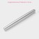 The stainless steel rollinglear “Bruni”, 32.5 × 3.2 cm, the color is silver