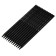 Coarse pencils, black, 12 pieces in a set, Soft
