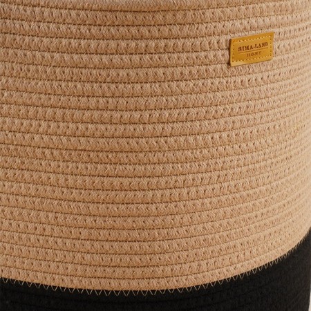 Belly basket wicker -round SL Home Cotton, Cotton, 33 × 45 cm-4