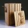 Bellya basket with a lid is folding with handles 37x37 cm H 56 cm, bamboo, jute