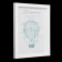 Photo frame plastic L-3 15x21 cm, white