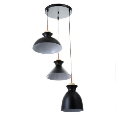 Lamp Bayerlux "Varmo" 3he27 40W black 41x41x25-125cm