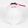 Women's cap YES/No, with tape, white color, rr 56