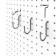Hook bent with a hook on a perforated chipboard panel, d = 4 mm, chromium color