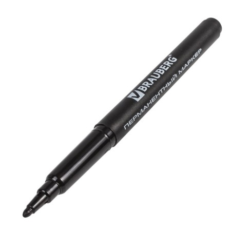 Permanent marker 1.0 mm Brauberg Classicline, black-2