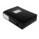 A4 archive folder A4, a spine of 80 mm, plastic, calligrata, cut fastener, black, up to 700 sheets