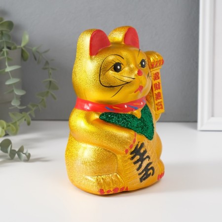 Souvenir cat ceramics "manei-nako" h = 17cm-2