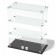 Bathene window, 2 shelves, 600 × 300 × 700 chip, glass, gray color