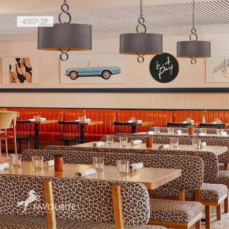 Ferrous hanging chandelier 160 mm, E14 80W-7