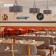 Ferrous hanging chandelier 160 mm, E14 80W