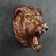 Suspension decor "Bear's head" bronze, 24x35x42cm