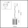Suspension Pillari LED 15W 4000k 1676lm