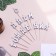Candle for a cake inscription "Happy Birthday", silver, on skewers, 8 cm