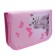 Penal 3 sections, tab inside, 140 x 210 x 40 mm, fabric, calligrata top block "kitten"