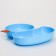 Set of dishes 4 objects, bowl, fork, spoon, stroke hard nose 200 ml., Mix color