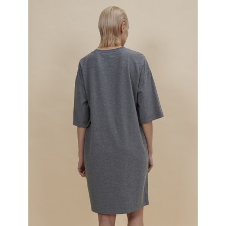 Female dress, size m, gray color-1