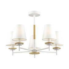 Betsy chandelier, e14 5x40W, white color, tree
