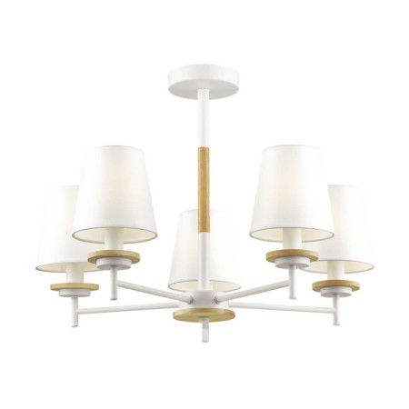 Betsy chandelier, e14 5x40W, white color, tree