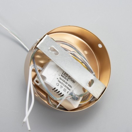 Lamp Bayerlux "Sharon" LED 10W gold 8.5x8.5x40-150 cm-9