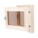 Window, 40 × 50cm, double glass of linden, bronze