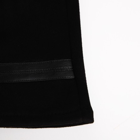 Gloves are female, dimensionless, without insulation, black color-1