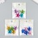 Busina Plastic with the undeveloped hole "Glossy metallic star" mix 2.5x2.5x0.7 cm