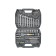 The instrument set Kraft KT700304, 1/2 ", 1/4", 77 items