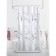 Bath curtains dasch 180x200 cm, BT-829983, silver in marble