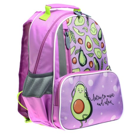 School backpack, 37 x 26 x 13 cm, ergonomic back, calligrata orth "avocado"-6