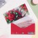 The envelope for the money "Great Day!" red flowers, 17 x 8 cm