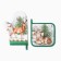 Kitchen "New Year's Forest" mittens-output 20x28cm, 19x19cm grabbing, 100%HL