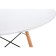 Wooden Table Table Buka/Metal, Natural 90x90x72 cm