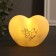 Nightlight "Heart" (pigeons) LED 3HLR44 8x11x7cm
