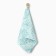 Towel 35x60cm butterflies 761-1p, blue, waffle, 120g/m HL100%