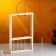 Kashpo wooden 26 × 5 × 40 cm with 5 flasks 15 cm "Extra Slim frame", we give the handle beautifully