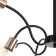 Ripley chandelier 8he27 40w black and gold 60x60x40 cm