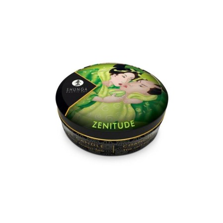 Candle - aromaticoma for shunga massage "Exotic green tea", 30 ml-5