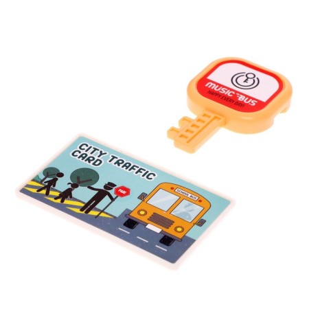 Musical steering wheel 2 in 1 "bus driver", sound effects-9