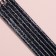 Set of candles in the cake, 6 pieces "Shine", black, 17 cm