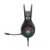 Marvo H8326 headphones, game, full -size, microphone, USB + 2*3.5mm, 1.8 m, RGB, black