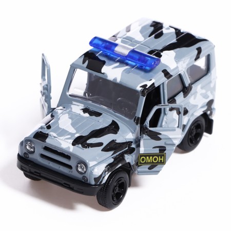 Metal machine "UAZ" HUNTER, OMON, Inertia, 1:50-3