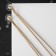 Hanging earrings "maxi", color gold, 23 cm