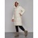 Coat insulated winter female, size 42, light-beige color
