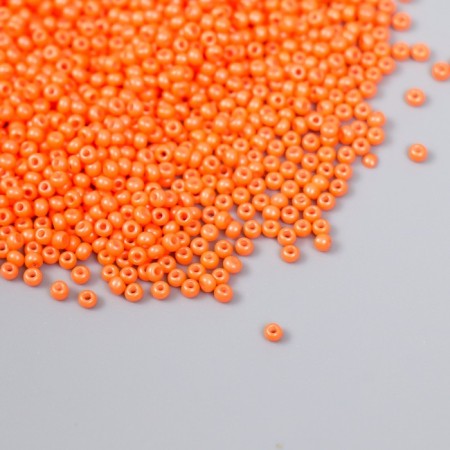Glass beads 12/0 "Orange" 15 grams