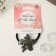 Hair gum "Liberty" Flower, black