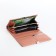 Women's wallet on magnets, pink color