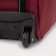 Road bag 20 "on wheels, lightning department, outer pocket, burgundy color