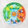 Soft puzzle for kids "Pyramid: Study the Seasons", 9 details, Kroshka I