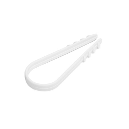 Dubel-Homut "Tundra", for a round cable, nylon, 19-25 mm, white, 100 pcs-4