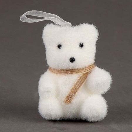 Foam toy "White Bears", 8 cm